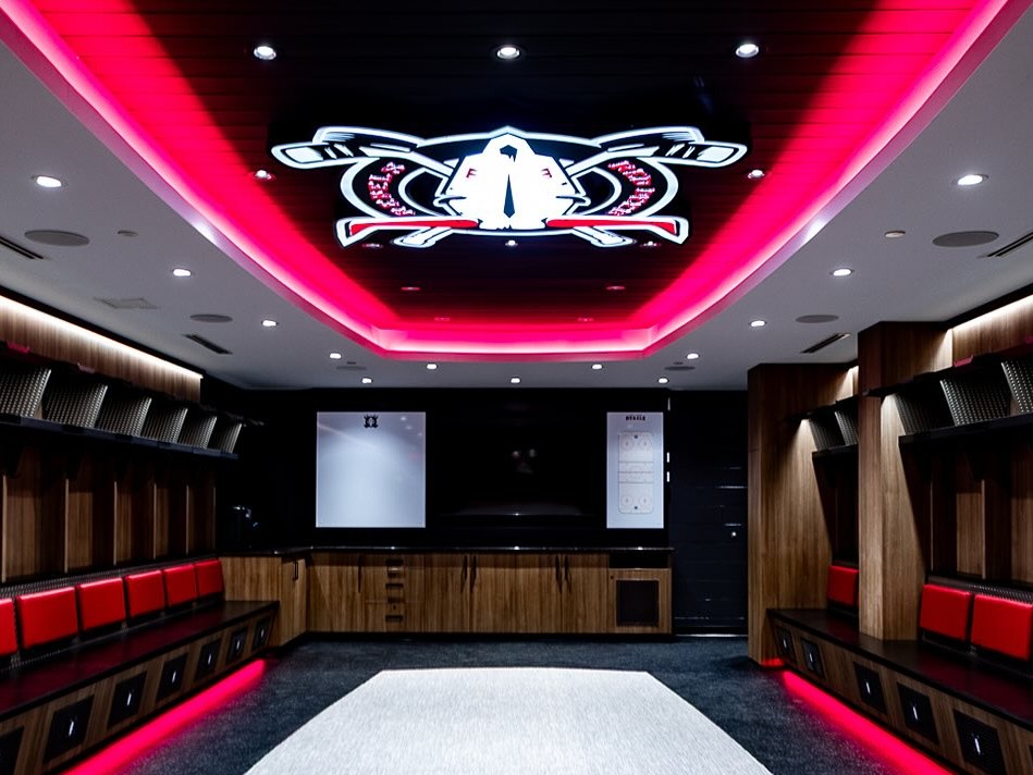 rebels new dressing room