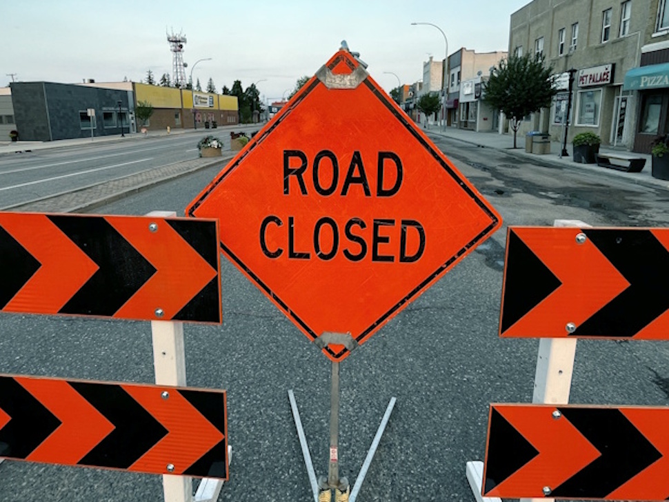 sask ave closure