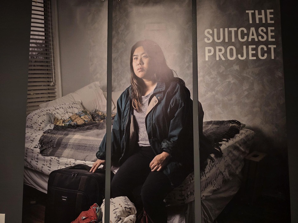 The Suitcase Project. (photo by Hayden Michaels)