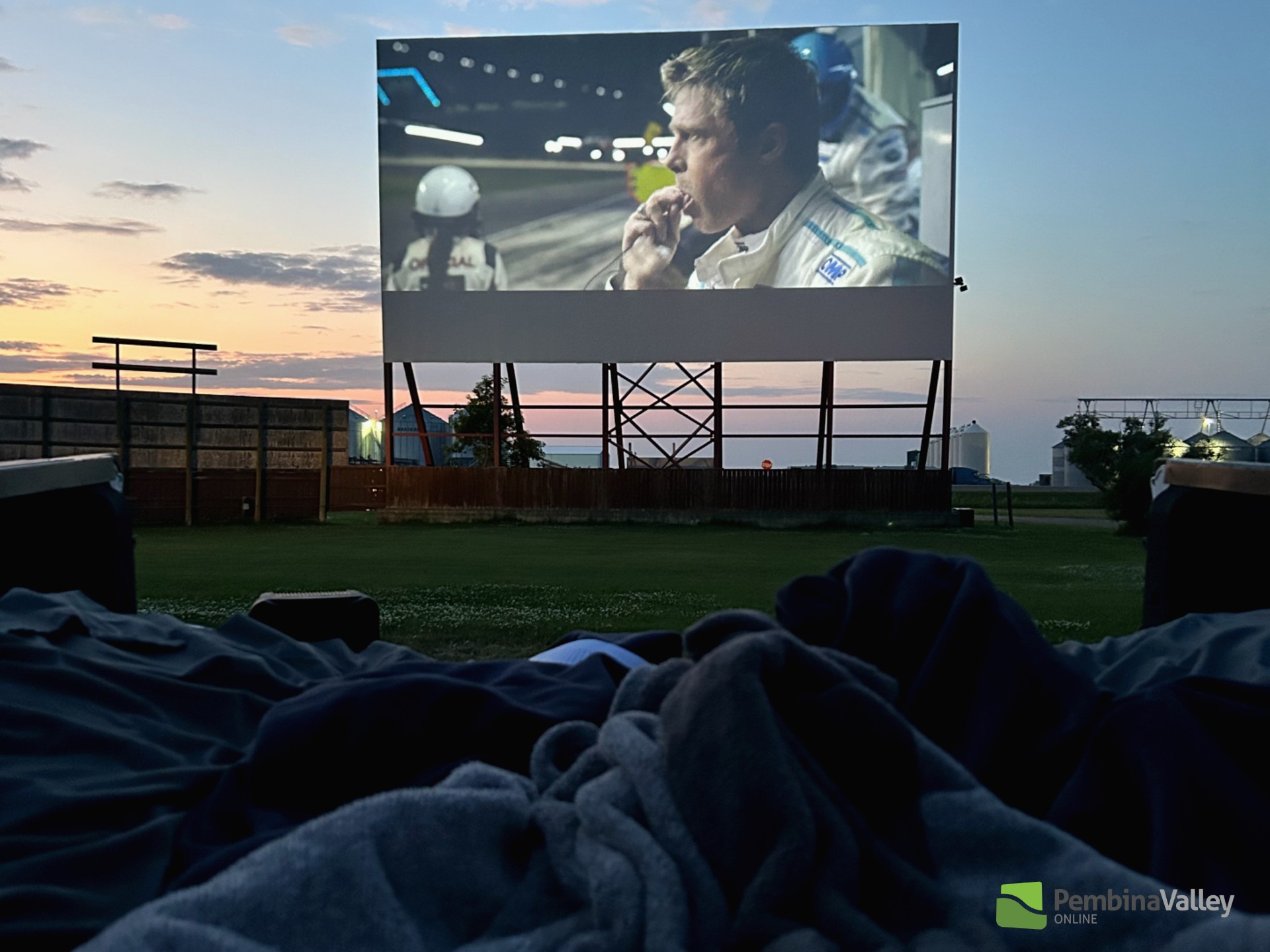 The F1 Movie playing during the 2025 Stardust Drive-in season