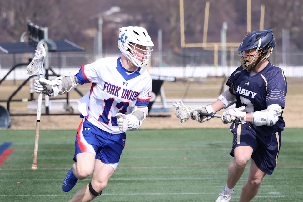 blake becker and sawyer leko on the field lacrosse team