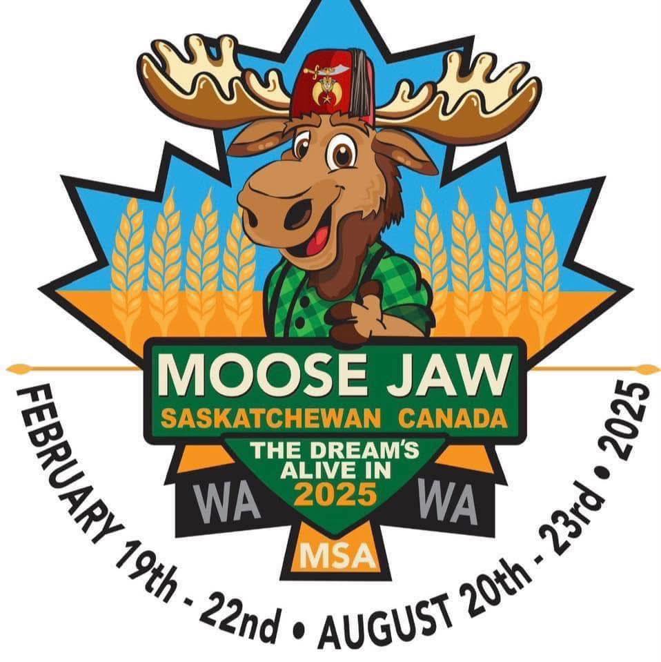 The poster for the upcoming Shrine convention in Moose Jaw is shown here