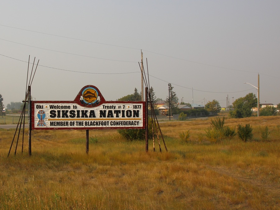 Siksika Nation sign