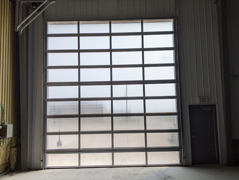 an overhead door