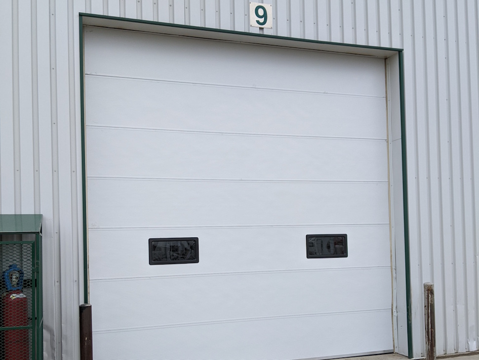 a white door