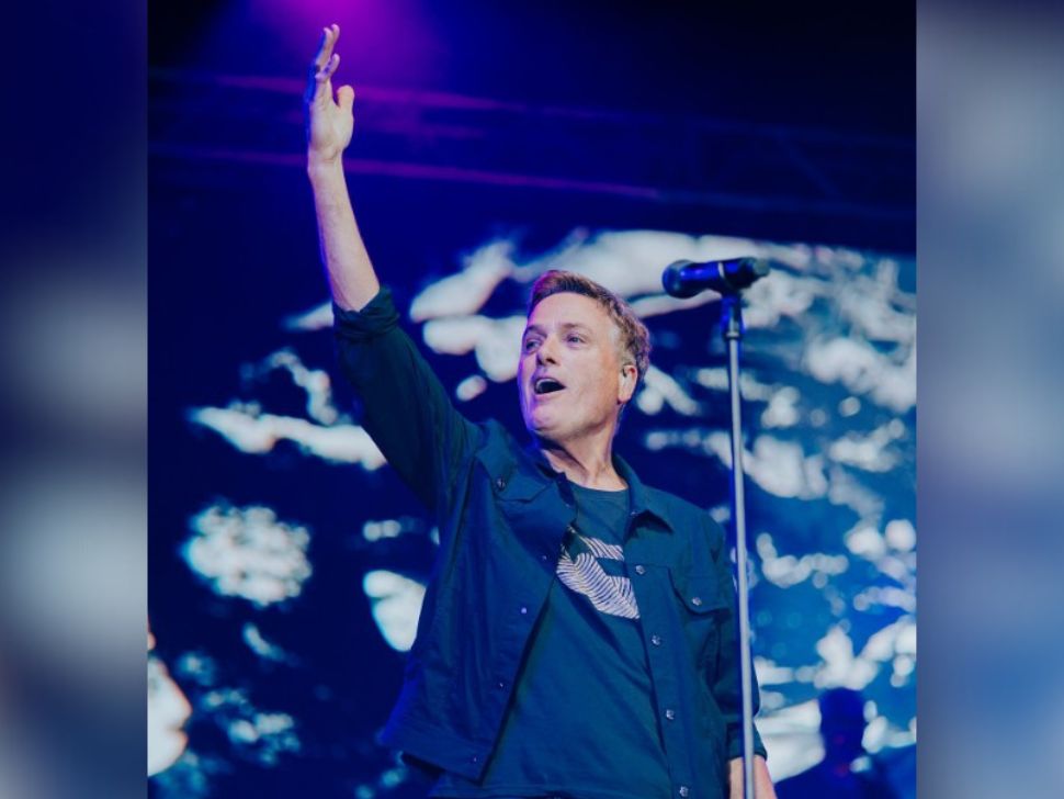 Michael W. Smith on stage in 2025