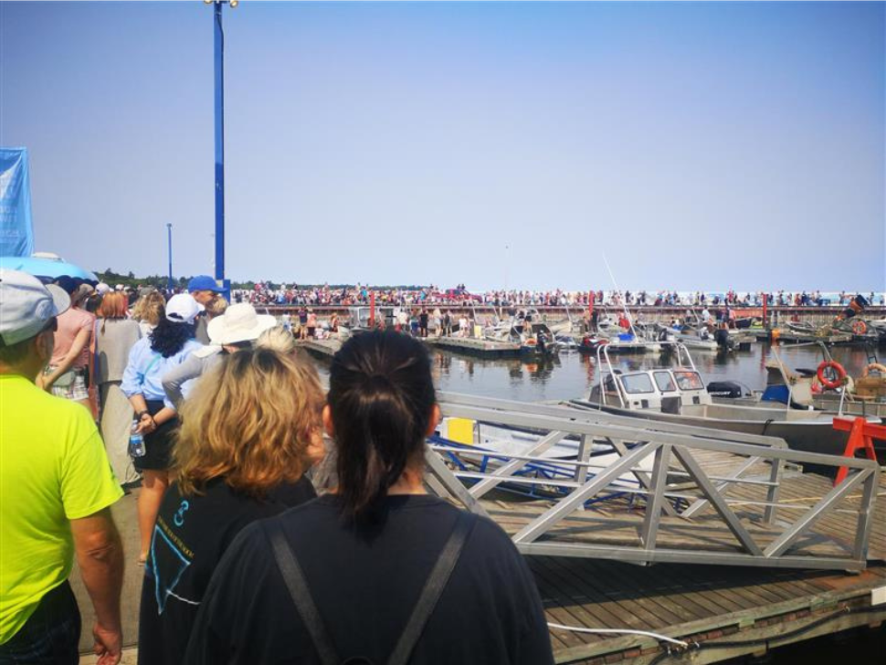 Manitobans check out the Icelandic Festival in Gimli