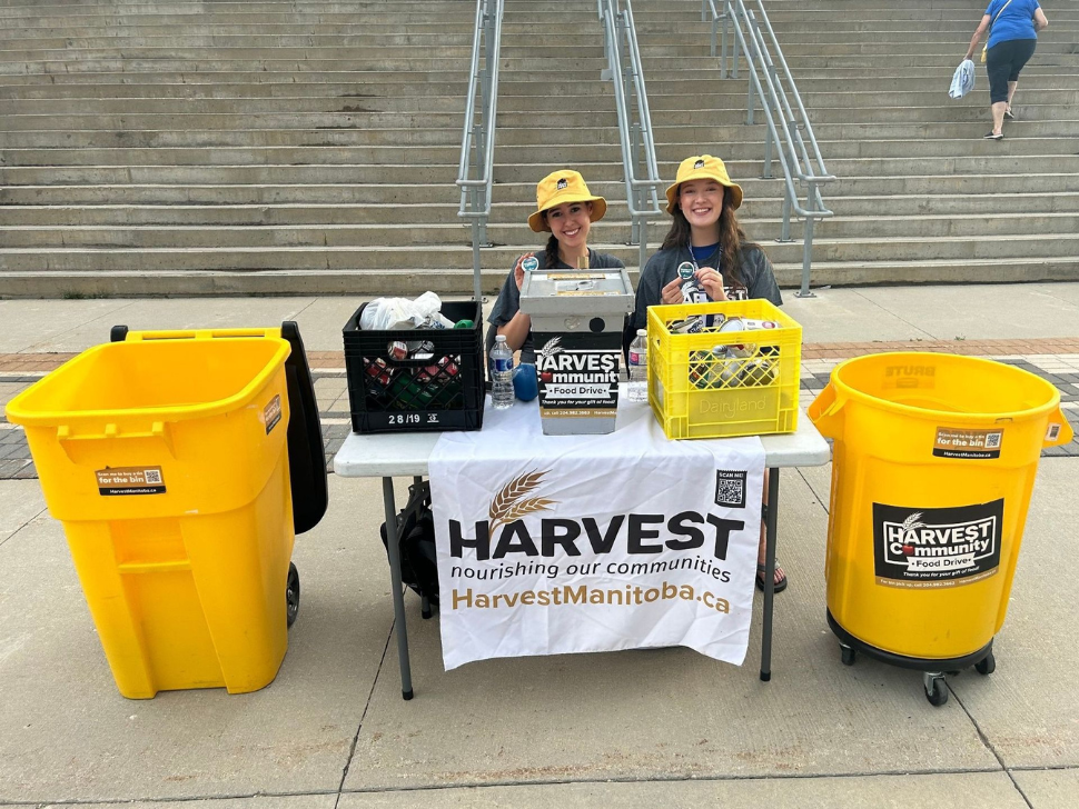 Harvest Manitoba outside of Princess Auto Stadium