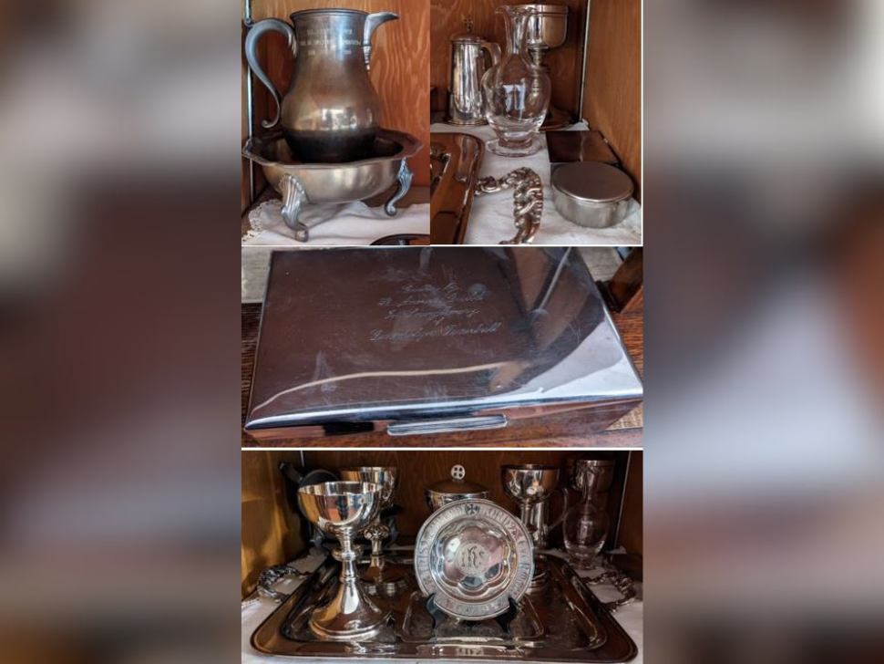 Thieves smash stained glass to steal sacred items from Winnipeg church