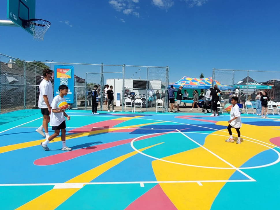 Basketball court at Northwood Community Centre
