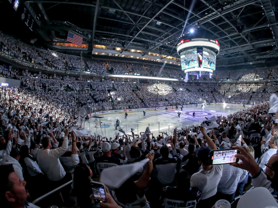Inside Canada Life Centre at a Winnipeg Jets game. (Winnipeg Jets/Facebook)