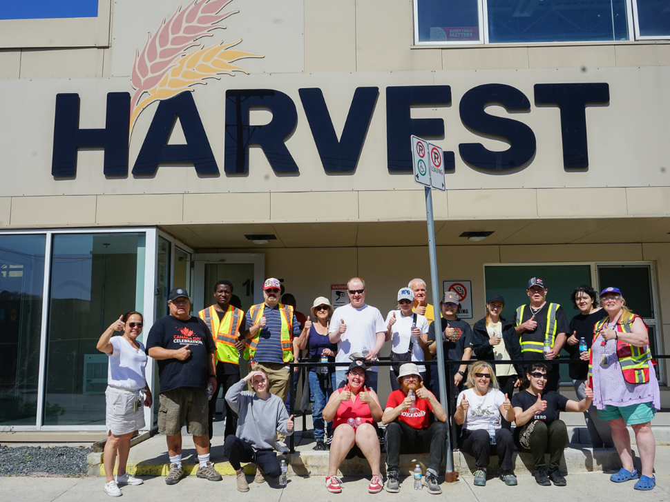 Harvest Manitoba staff and volunteers (Facebook)