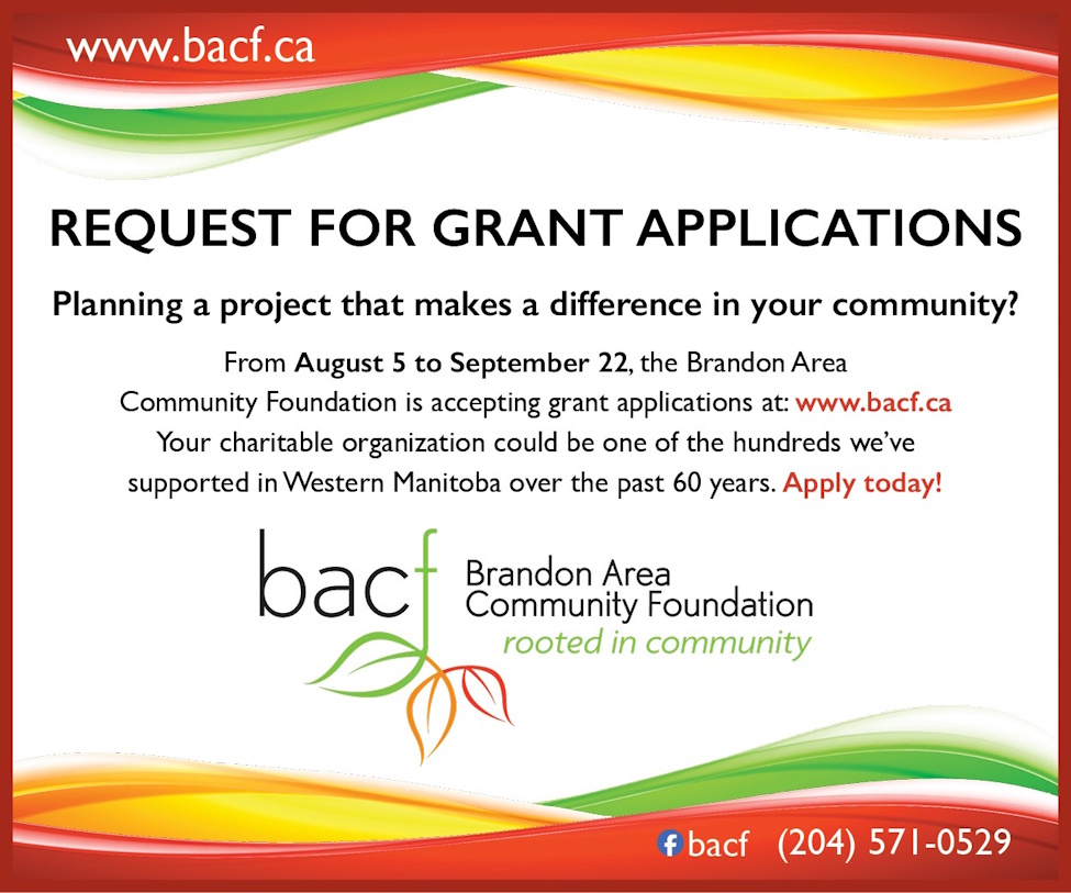 A poster for the BACF asking for grant applications
