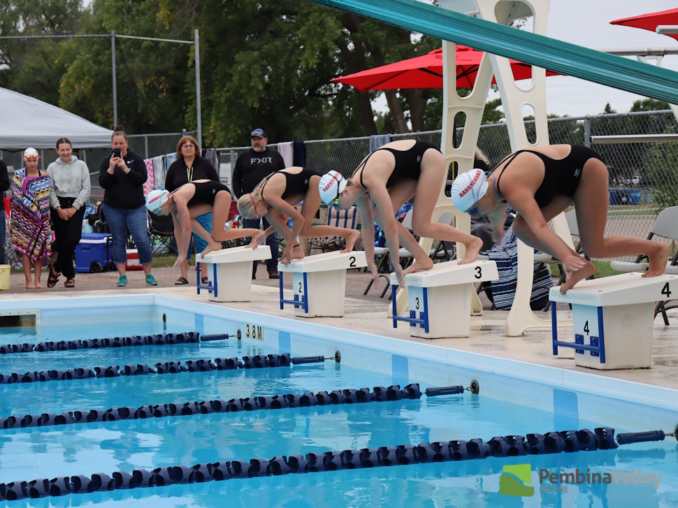 swimmers swimming
