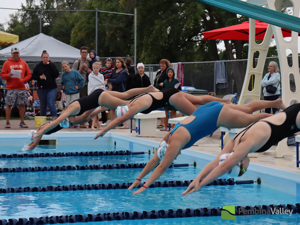 swimmers swimming