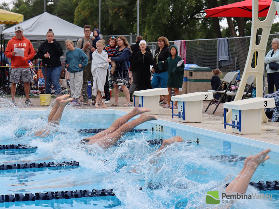 swimmers swimming
