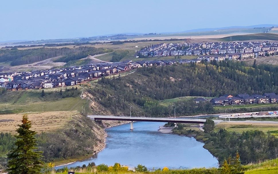 Jack Tennant Memorial Bridge Cochrane summer