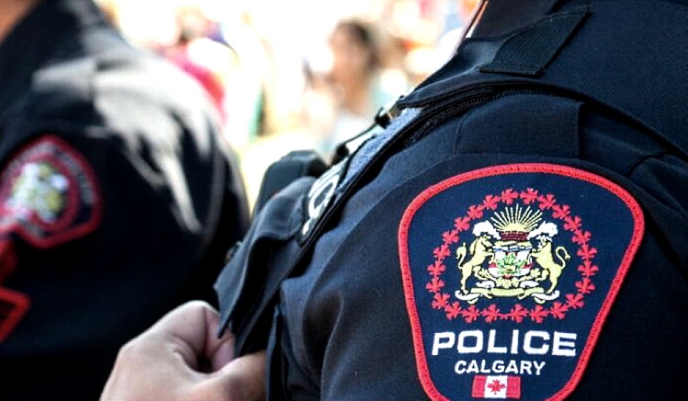 Calgary Police badge. 
