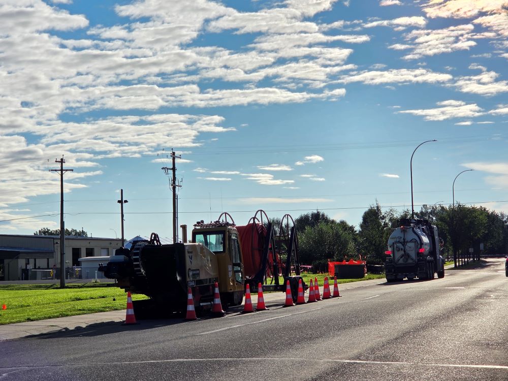 High Country Drive 7th Street intersection construction