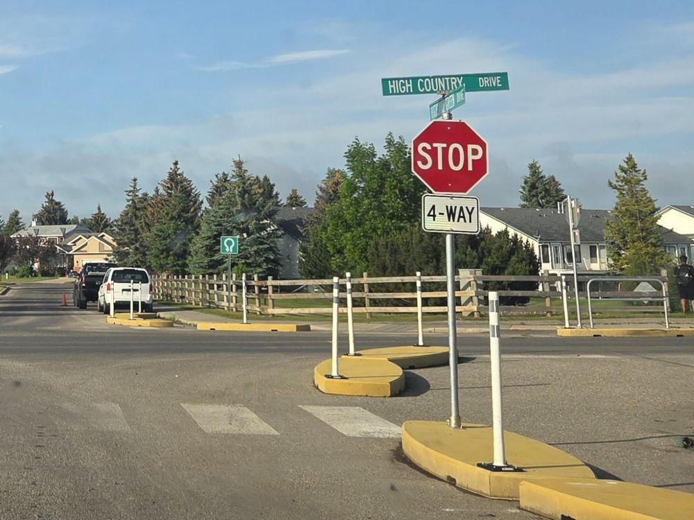 High Country Drive intersection. 