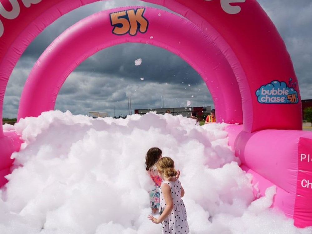 High River Bubble Chase.