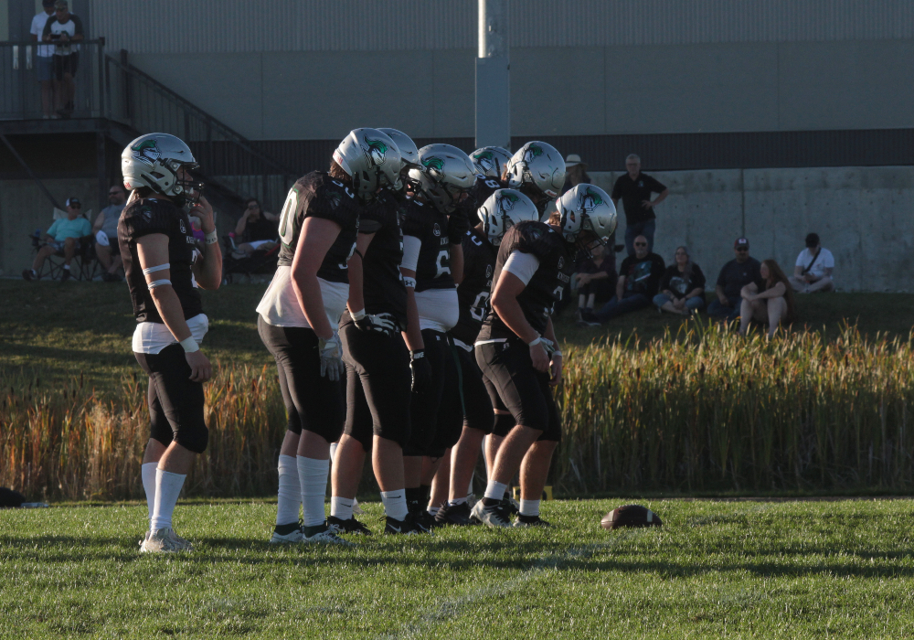 The HTA Knights host the Jasper Place Rebels tonight while their crosstown rivals, the Foothills Falcons, host the Lethbridge Collegiate Instituuue Rams. OkotoksOnline/Harrison O'Nyons