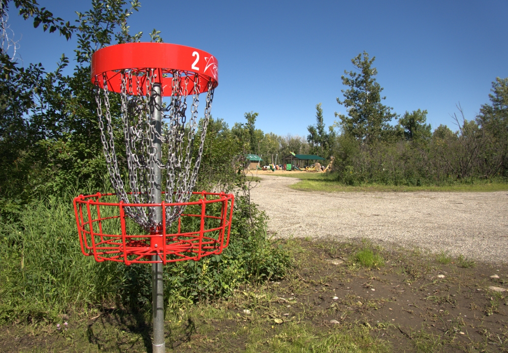 Disc golf net