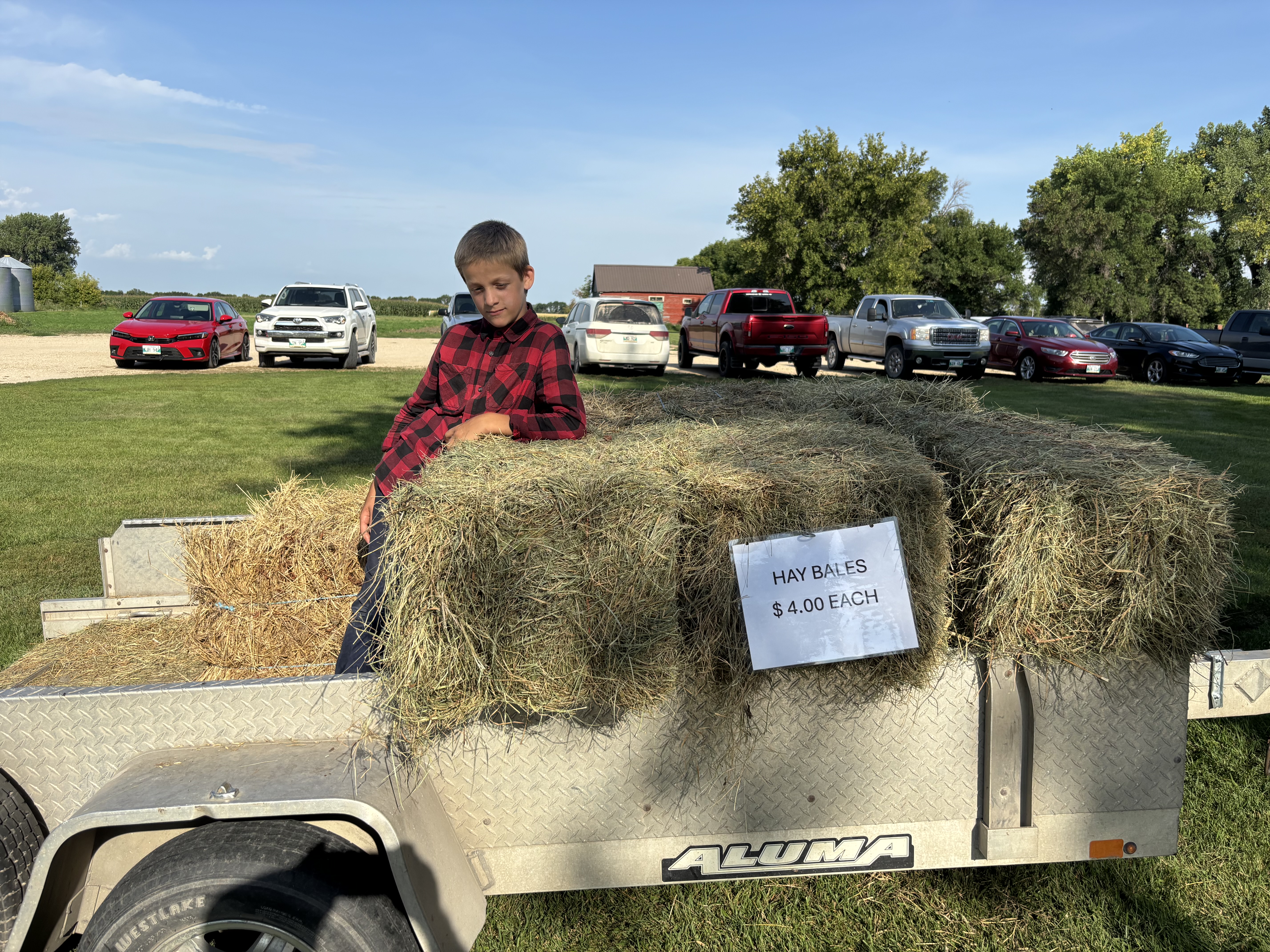 The inaugural Neubergthal Farmers Market - Aug 7, 2025