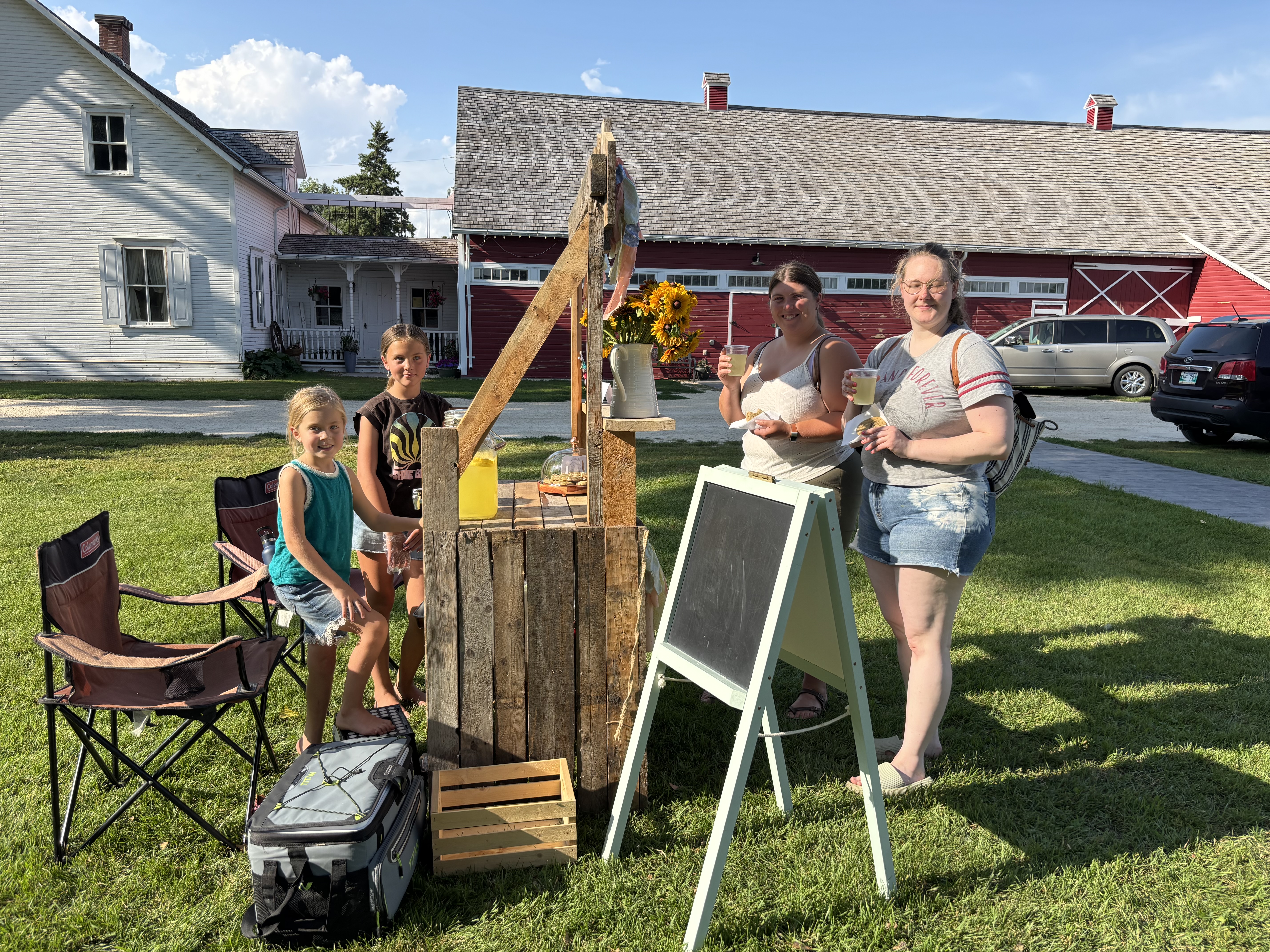 The inaugural Neubergthal Farmers Market - Aug 7, 2025