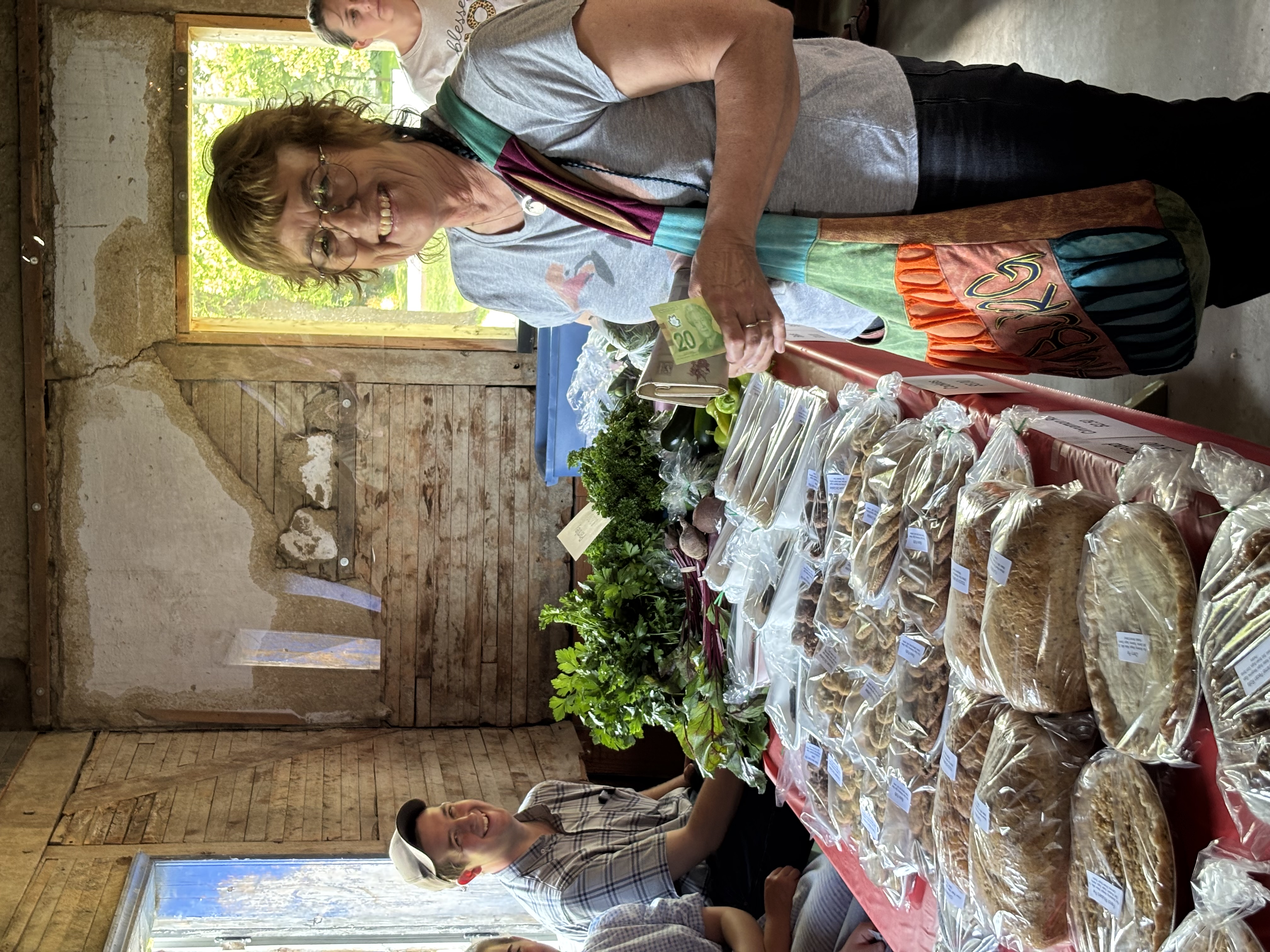 The inaugural Neubergthal Farmers Market - Aug 7, 2025