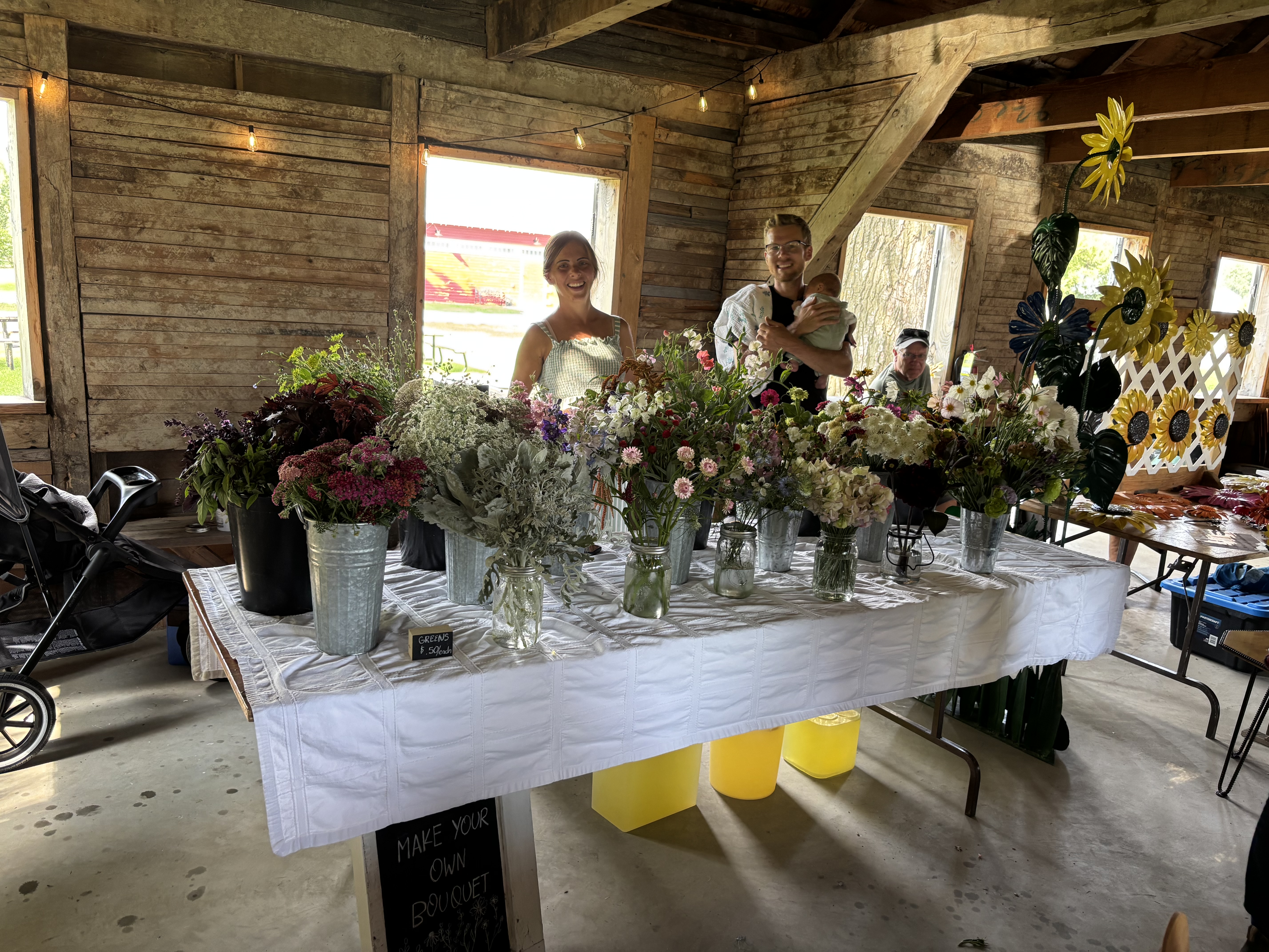 The inaugural Neubergthal Farmers Market - Aug 7, 2025