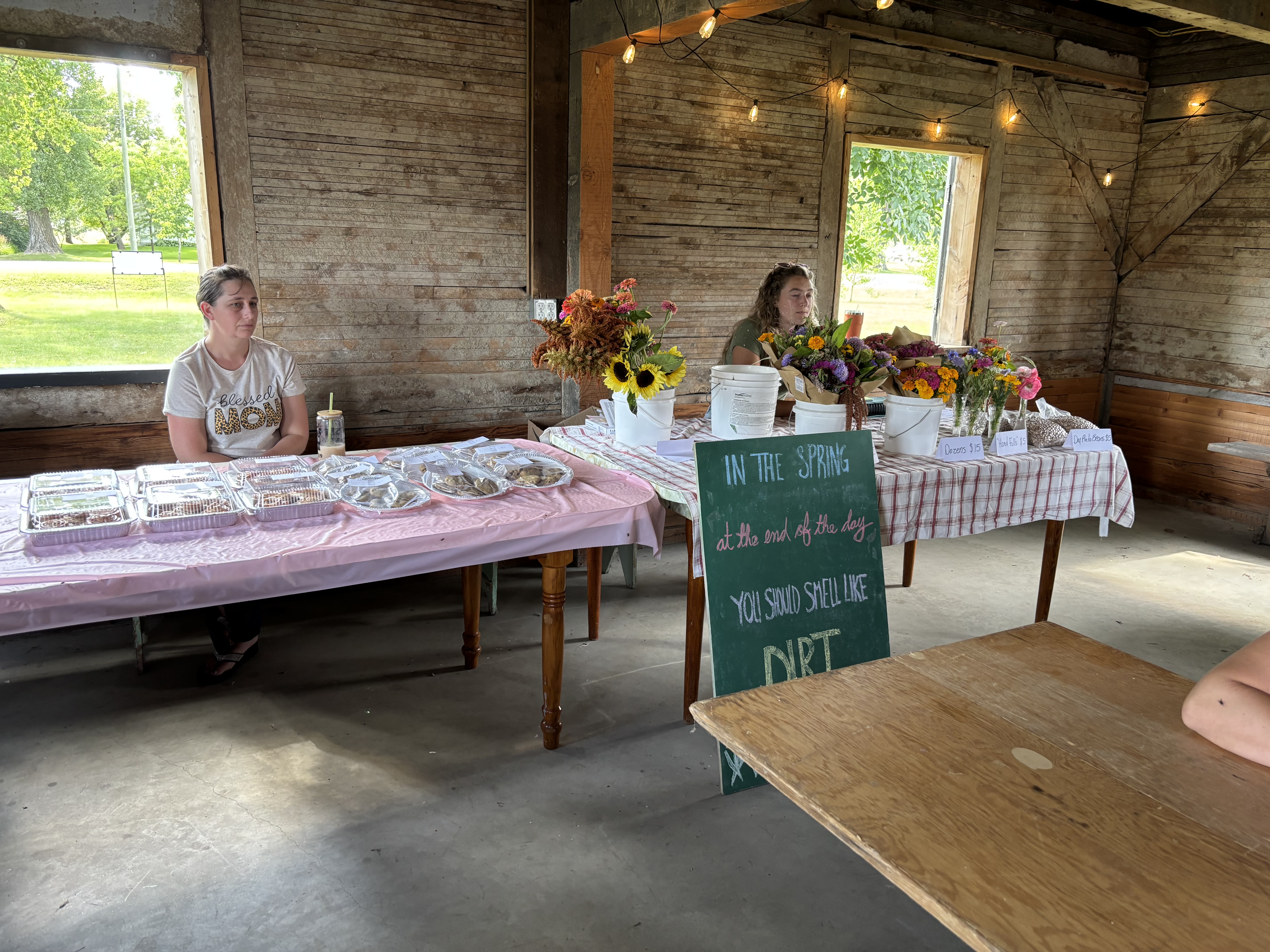 The inaugural Neubergthal Farmers Market - Aug 7, 2025