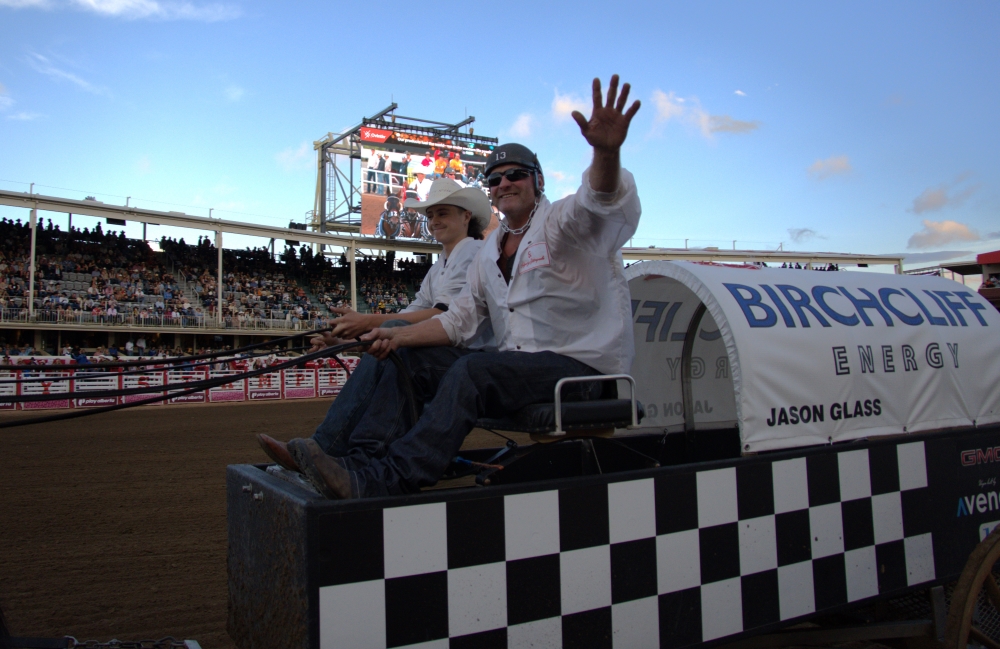 Jason Glass at the Rangeland Derby