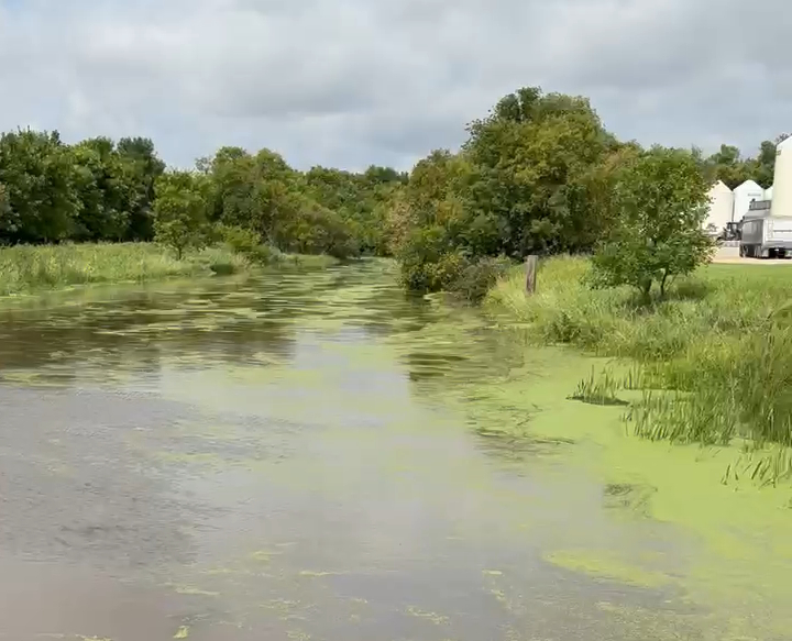 La Salle River east of Portage la Prairie