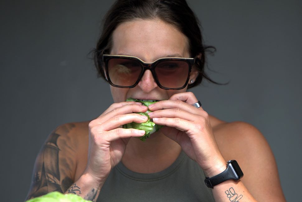 Jetta Derenoski Lettuce Eating Champ Cochrane