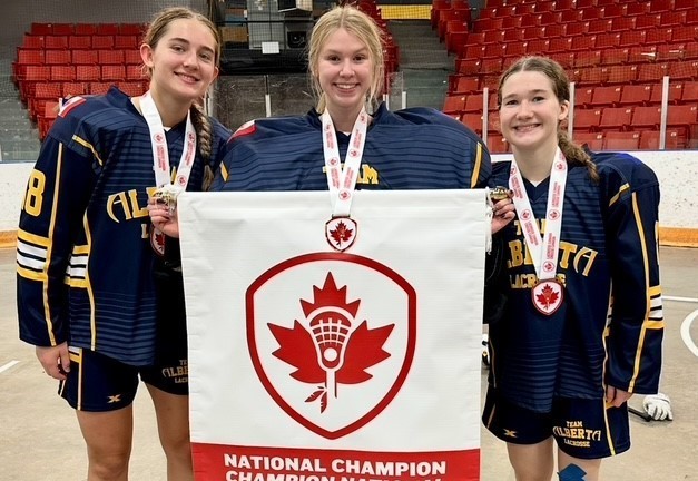 2025 Cochrane national U22 lacrosse champions recropped