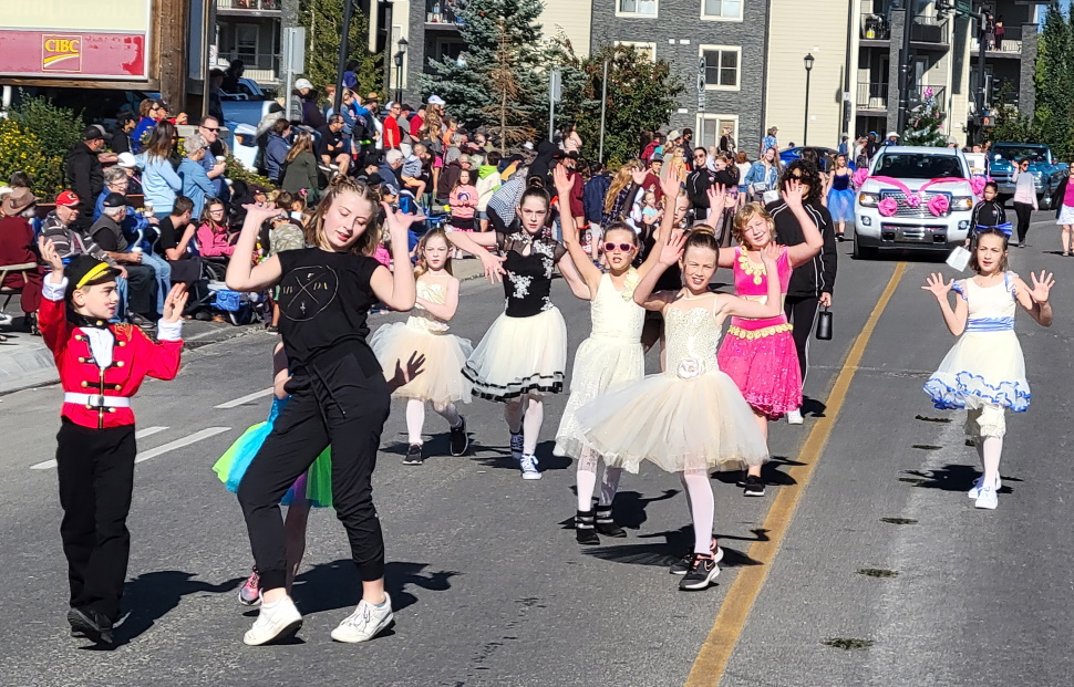 dancers parade cochrane labour day