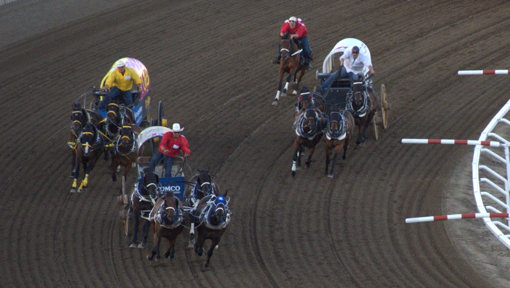 Jason Glass, Chad Fike, and Obrey Motowylo on Day 8 of the 2025 Rangeland Derby.