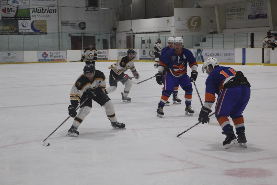 Carman Beavers in a game from last season (Photo provided by Lorne Zacharias)