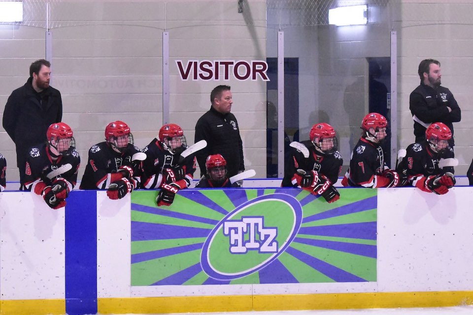 Southwest Cougars coaches during a game from last season (Photo provided by Tanner Lewis)