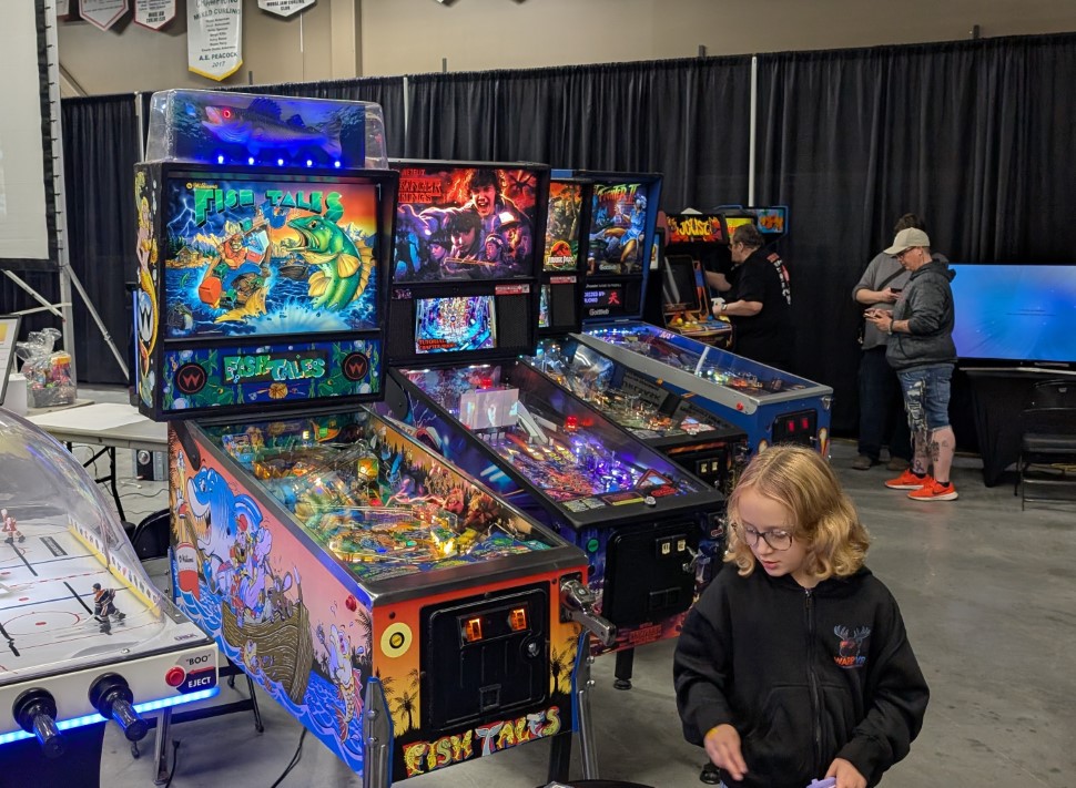 The inaugural Saskatchewan Retro Gamecon featured many vendors, many different generations of video game, and an enthusiastic crowd