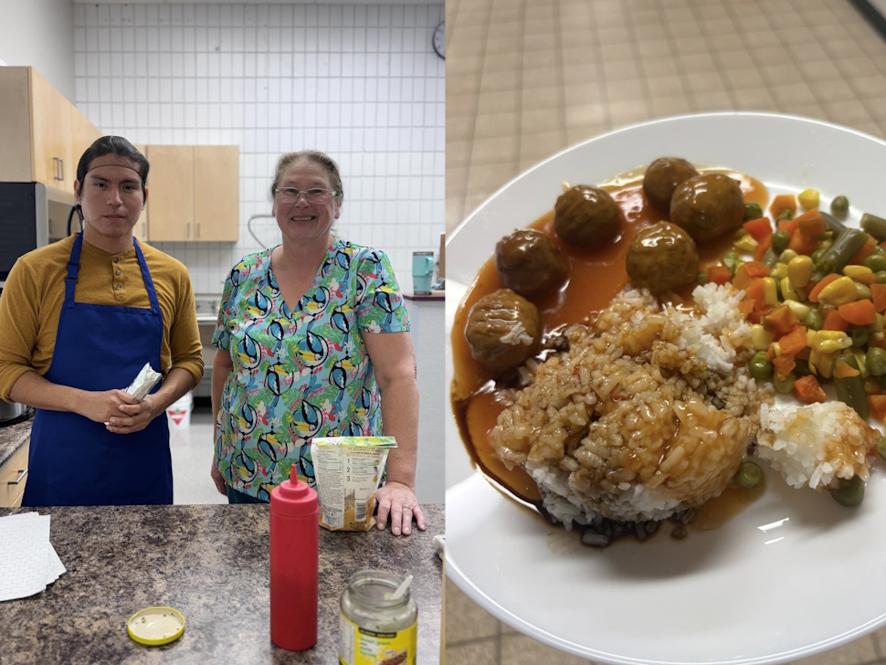 RVS kitchen staff work hard to prepare meals each day