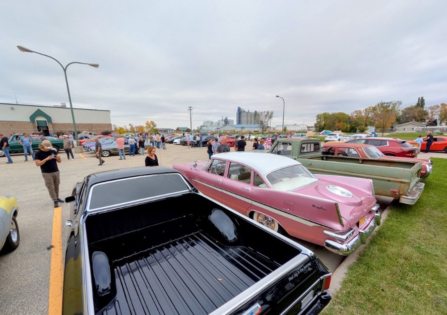 The parking lot of Altona's Millennium Exhibition Centre was overflowing Saturday afternoon as everyone took a look at their fellow N49 Cruise for Hope vehicles