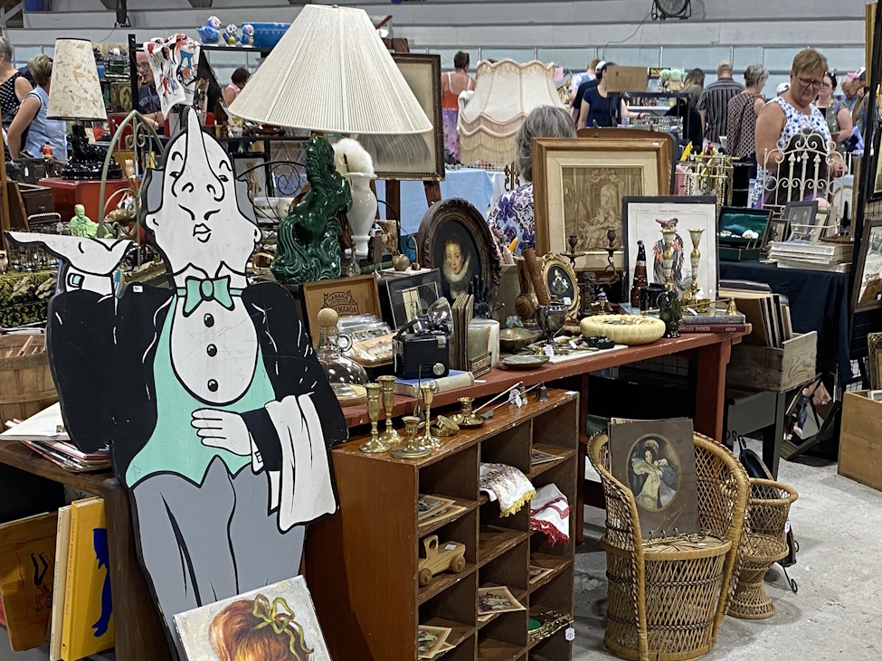 A flea market