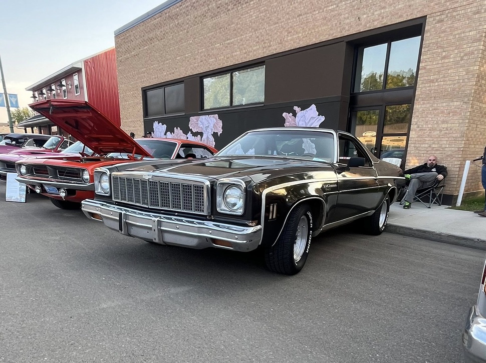 An El Camino at the final Wheel n' Wednesday of 2025. (photo courtesy of David Horn)