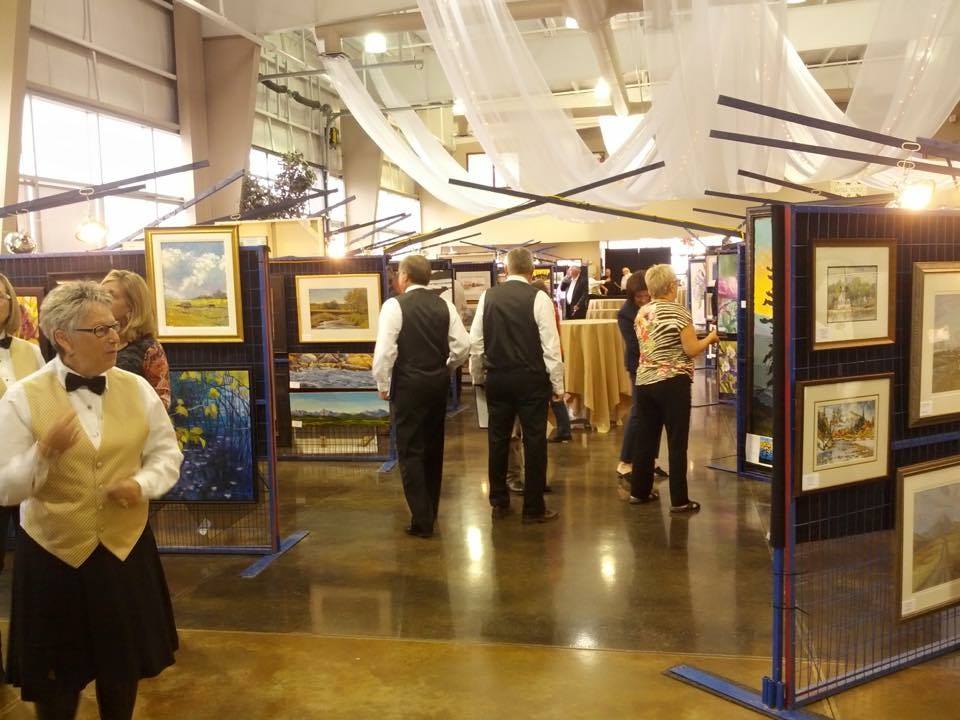 An image from the precious Rotary Art Gala in 2017.