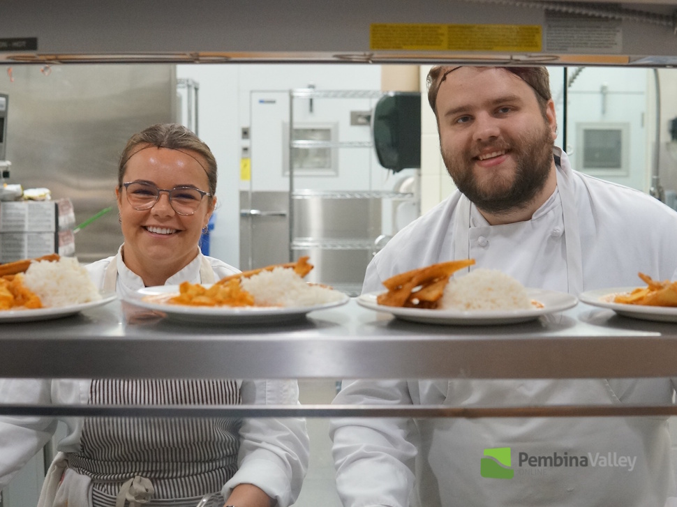 people in the kitchen at Northlands Parkway Collegiate