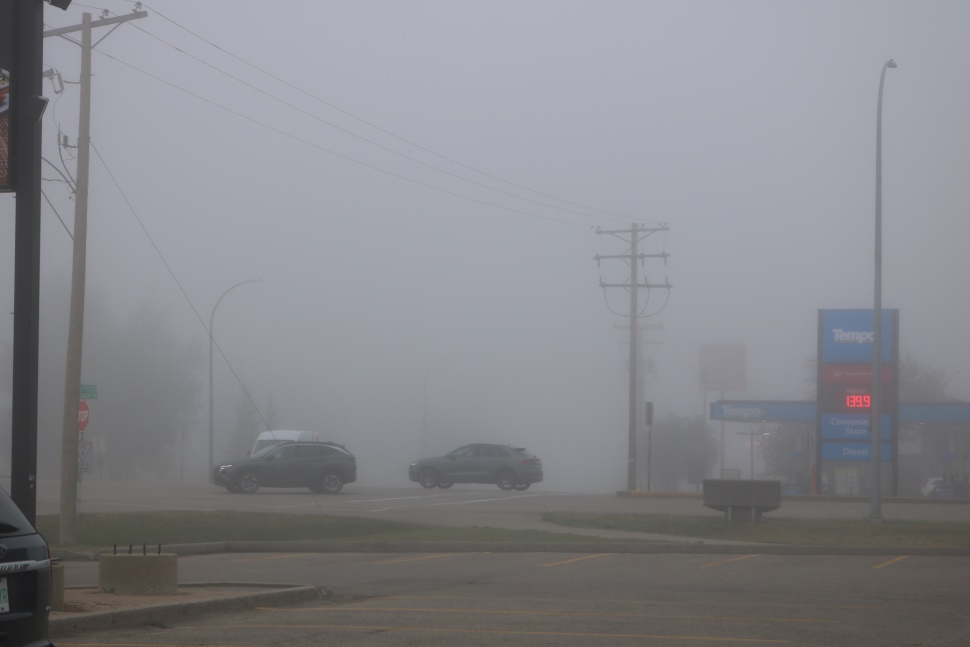 Fog in Moose Jaw