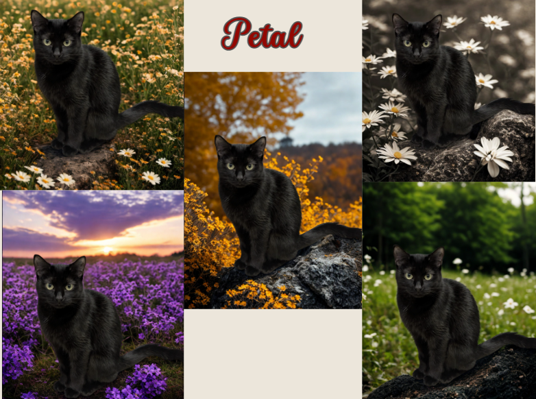Petal the cat