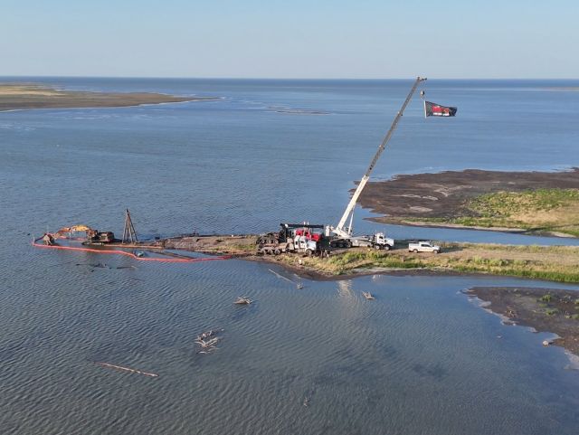 Quill Lake excavator
